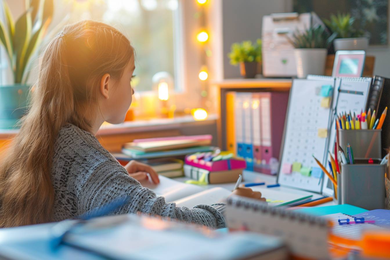 Comment aider son enfant à s’organiser pour les devoirs ?