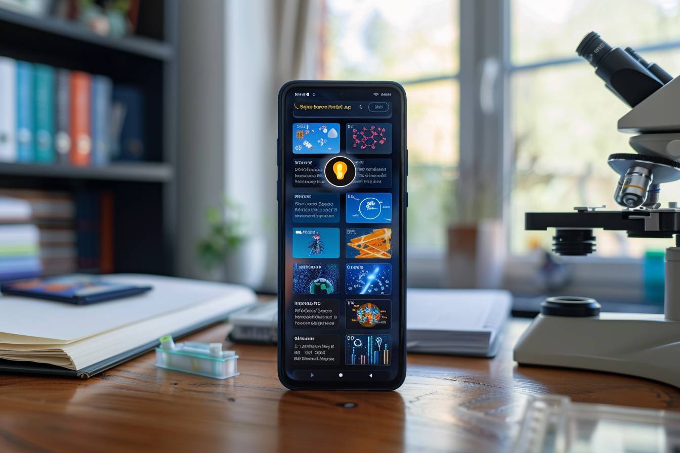 Les meilleures applications pour réviser les matières scientifiques